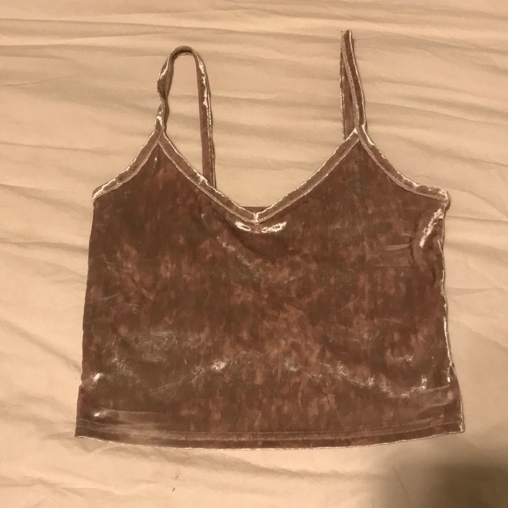 Urban Outfitters Velvet Crop